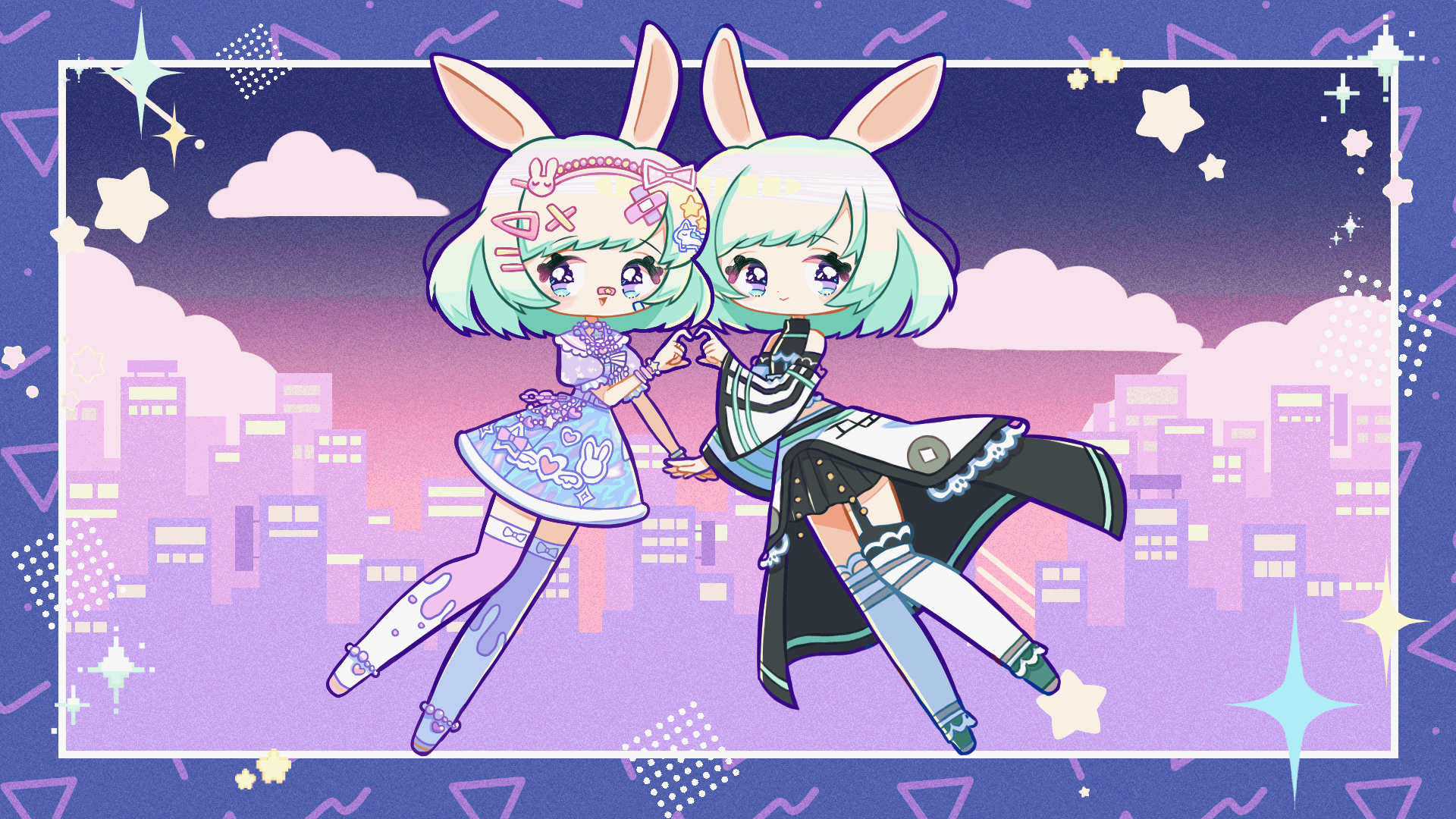 Vtuber 宇宙之うさぎ様OP、EDアニメーション | anyapanpaka works