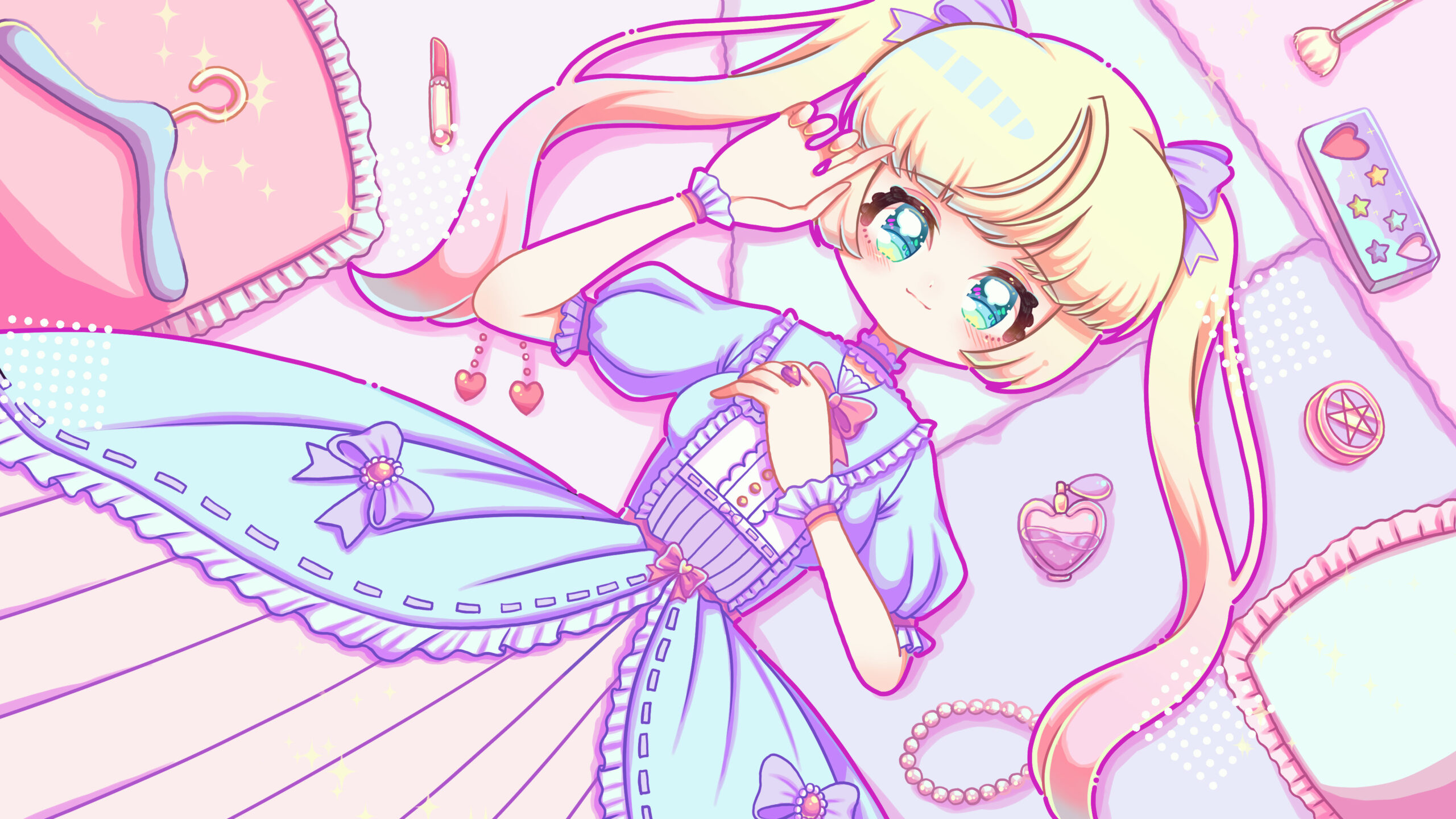 ころぴぃ様「マウンティングしちゃうぞ」MVイラスト | anyapanpaka works